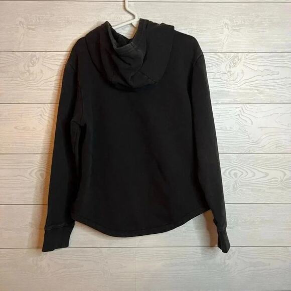 The North Face black Camp Fleece pullover hoodie girls’ Size Small (7/8) - Picture 4 of 6